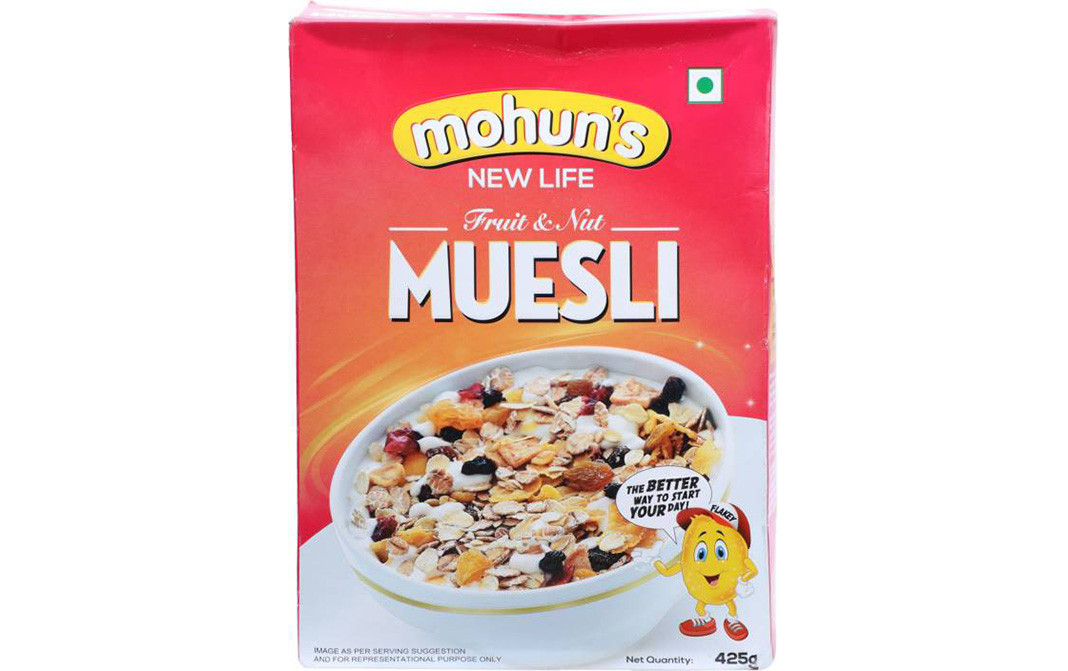 Mohun's Fruit & Nut - Muesli   Box  425 grams